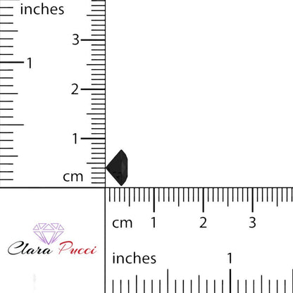 0.25 to 3 ct Round Cut VVS1 Natural Black Onyx December Birthstone