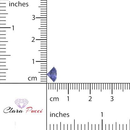 0.25 to 3 ct Round Cut VVS1 Simulated Blue Tanzanite September Birthstone