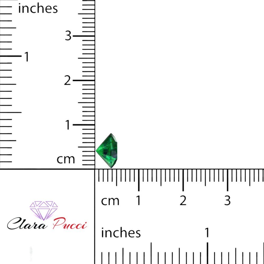 0.25 to 3 ct Round Cut VVS1 Simulated Green Emerald May Birthstone