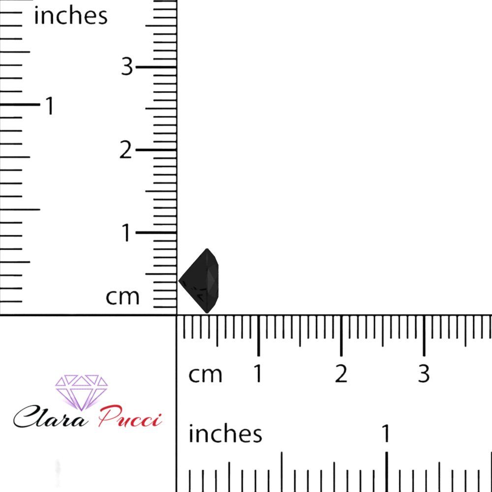 0.25 to 3 ct Round Cut VVS1 Natural Black Onyx December Birthstone