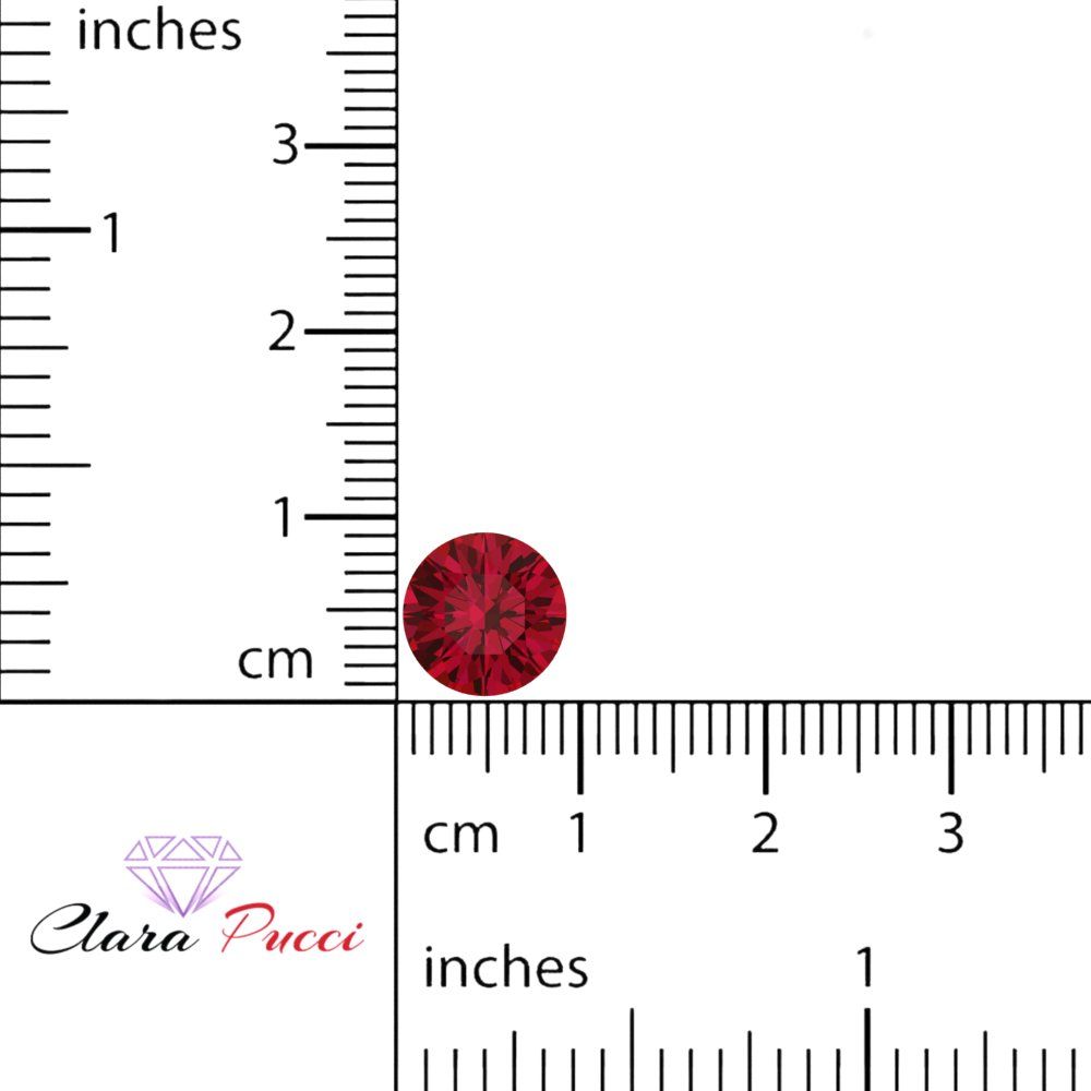 0.25 to 3 ct Round Cut VVS1 Simulated Pink tourmaline July Birthstone