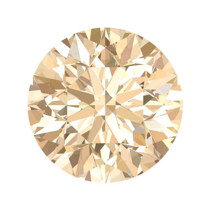 0.25 to 3 ct Round Cut VVS1 Natural Brown Morganite November Birthstone