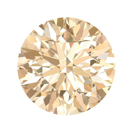 0.25 to 3 ct Round Cut VVS1 Natural Brown Morganite November Birthstone