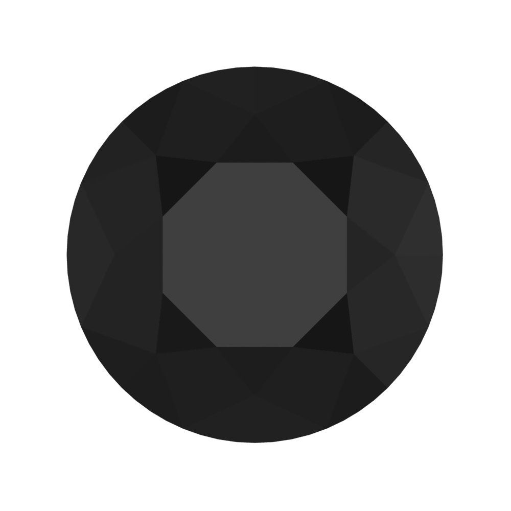 0.25 to 3 ct Round Cut VVS1 Natural Black Onyx December Birthstone