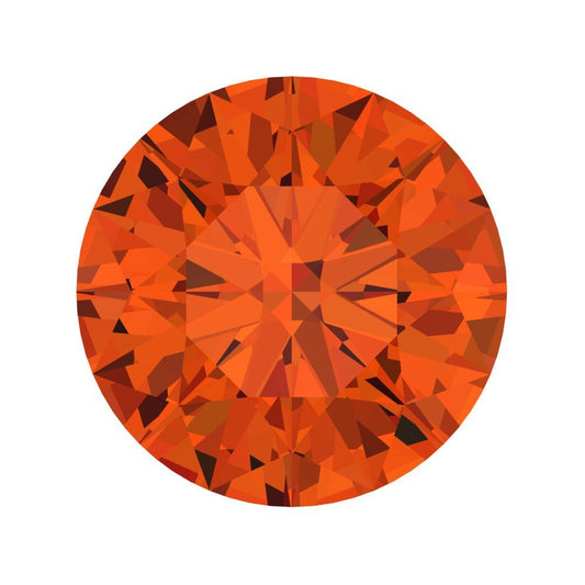 0.25 to 3 ct Round Cut VVS1 Simulated Red January Birthstone