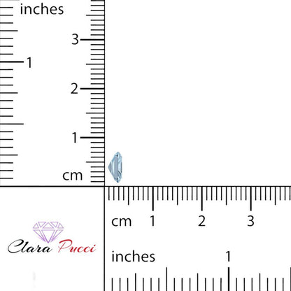 1.5 to 2 ct Square emerald Simulated Blue Aquamarine March Birthstone