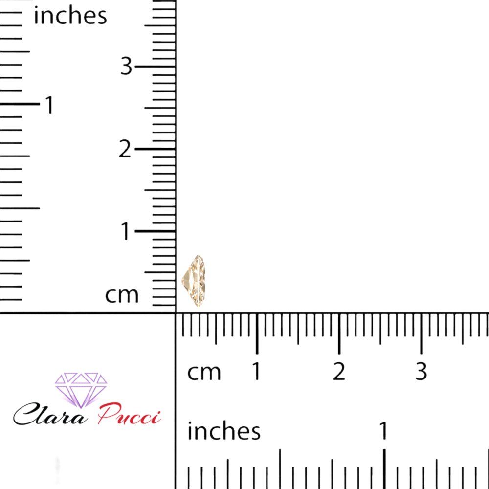 1.5 to 2 ct Square emerald Natural Brown Morganite November Birthstone