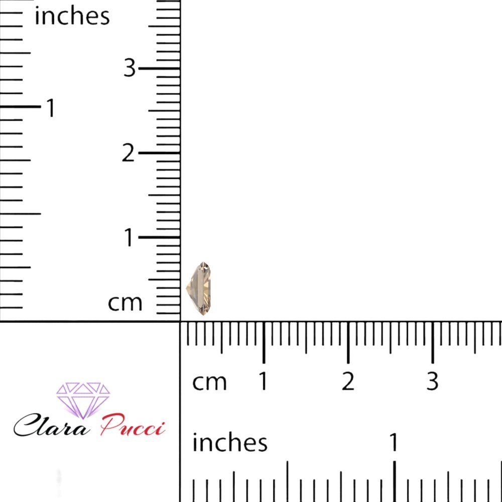 1.5 to 2 ct Square emerald Synthetic Yellow moissanite November Birthstone