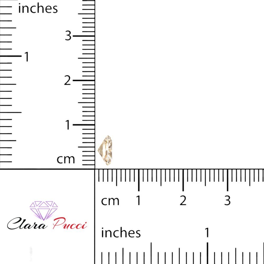 1.5 to 2 ct Square emerald Natural Brown Morganite November Birthstone