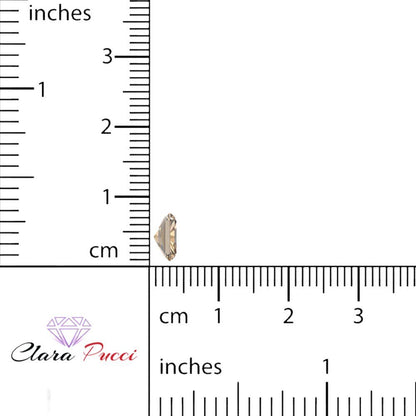 1.5 to 2 ct Square emerald Synthetic Yellow moissanite November Birthstone