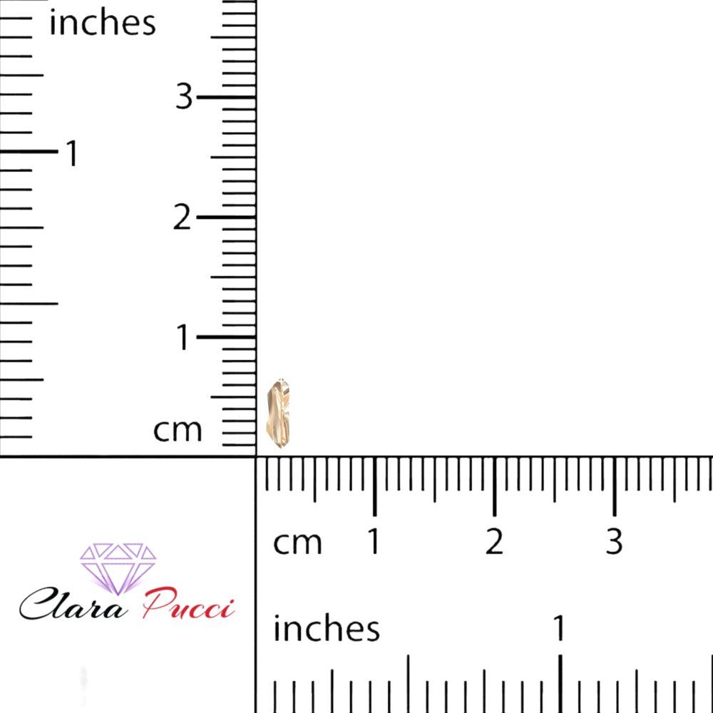 0.25 ct Tapered Baguette Cut VVS1 Natural Brown Morganite