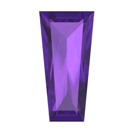 0.25 ct Tapered Baguette Cut VVS1 Natural Purple Amethyst