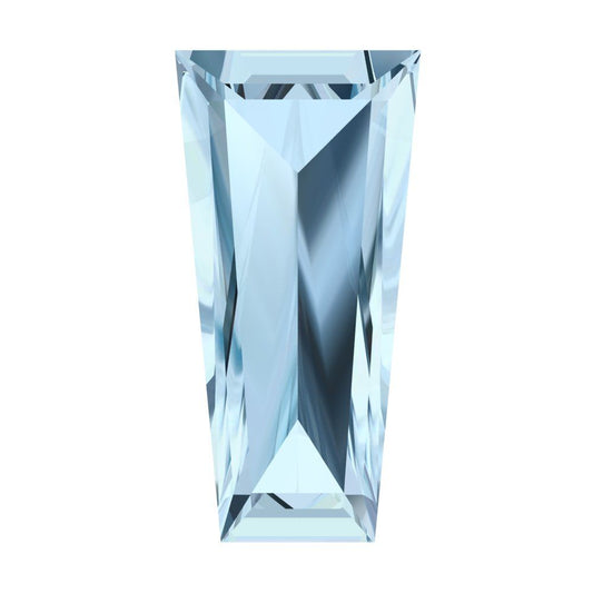 0.25 ct Tapered Baguette Cut VVS1 Natural Blue Aquamarine