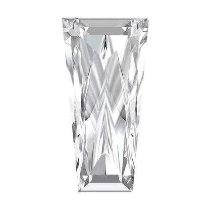 0.25 ct Tapered Baguette Cut VVS1 Synthetic Clear Moissanite
