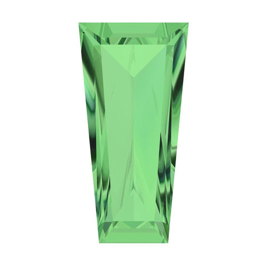 0.25 ct Tapered Baguette Cut VVS1 Simulated Light Green