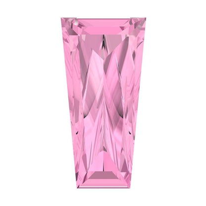 0.25 ct Tapered Baguette Cut VVS1 Simulated Pink