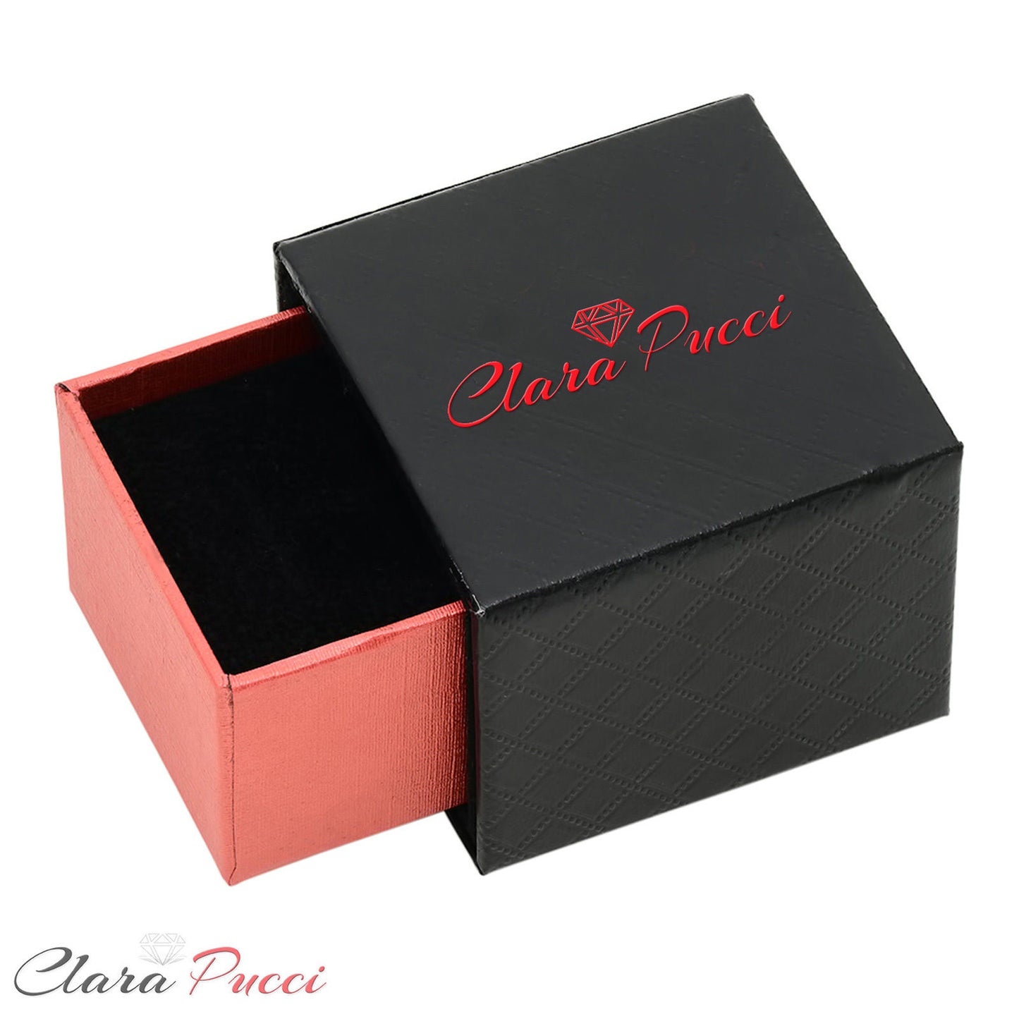 3.005 cttw Simulated Turquoise Three-Stone Engagement Ring - Solid Rose Gold (VVS1, Princess Cut,7.0mm)