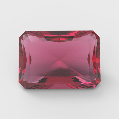 1 to 2.5 ct Radiant Cut VVS1 Natural Red Garnet January Birthstone