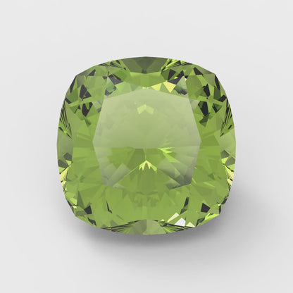 1 to 3 ct Cushion Cut VVS1 Natural Green Peridot August Birthstone