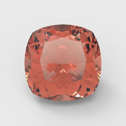 1 to 3 ct Cushion Cut VVS1 Simulated Red January Birthstone