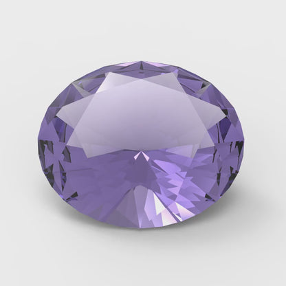 1 to 3 ct Oval Cut VVS1 Simulated Purple Alexandrite February Birthstone
