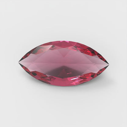 0.5 to 2.5 ct Marquise Cut Simulated Pink Ruby July Birthstone