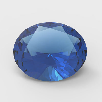 1 to 3 ct Oval Cut VVS1 Simulated Blue Tanzanite September Birthstone