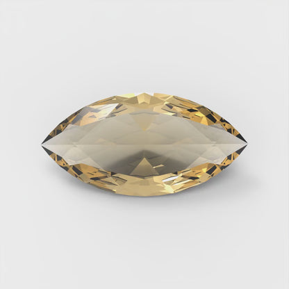 0.5 to 2.5 ct Marquise Cut Simulated Brown Champagne November Birthstone