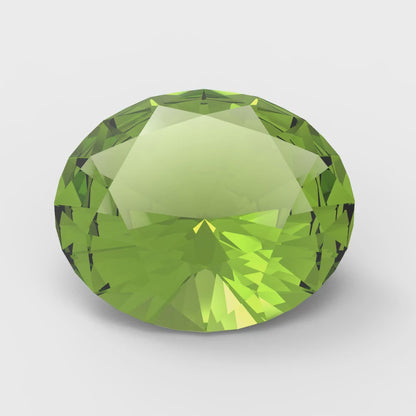 1 to 3 ct Oval Cut VVS1 Natural Green Peridot August Birthstone