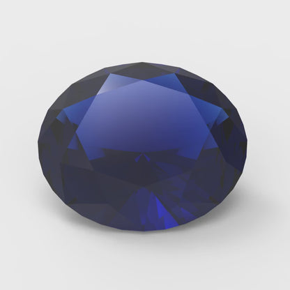 1 to 3 ct Oval Cut VVS1 Simulated Blue sapphire September Birthstone