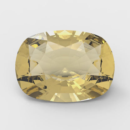 3 ct 9x7mm Long Cushion Cut Simulated Yellow November Birthstone