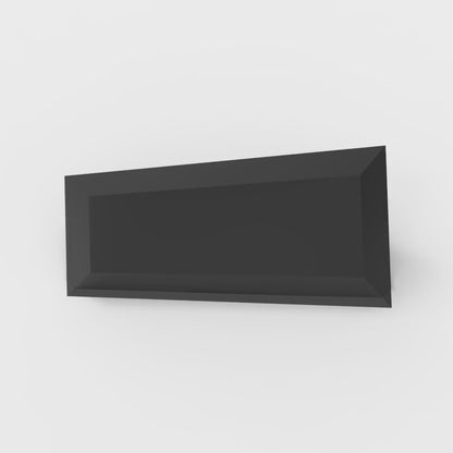 0.25 ct Tapered Baguette Cut VVS1 Natural Black Onyx