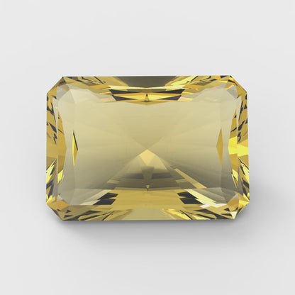 1 to 2.5 ct Radiant Cut VVS1 Natural Yellow Citrine November Birthstone