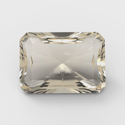 1 to 2.5 ct Radiant Cut VVS1 Natural Brown Morganite November Birthstone