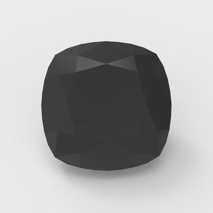 1 to 3 ct Cushion Cut VVS1 Natural Black Onyx December Birthstone
