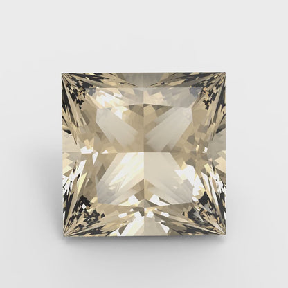 0.25 to 3 ct Princess Cut VVS1 Natural Brown Morganite November Birthstone