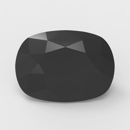 3 ct 9x7mm Long Cushion Cut Natural Black Onyx December Birthstone