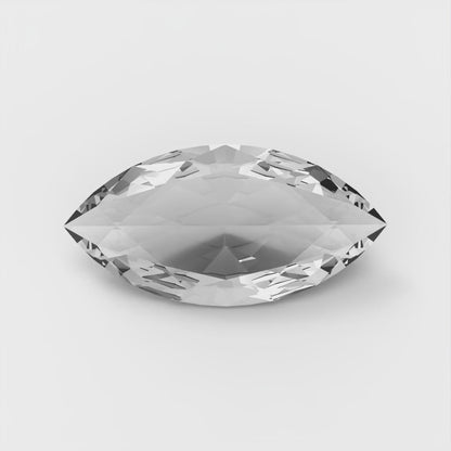 0.5 to 2.5 ct Marquise Cut Simulated Clear April Birthstone