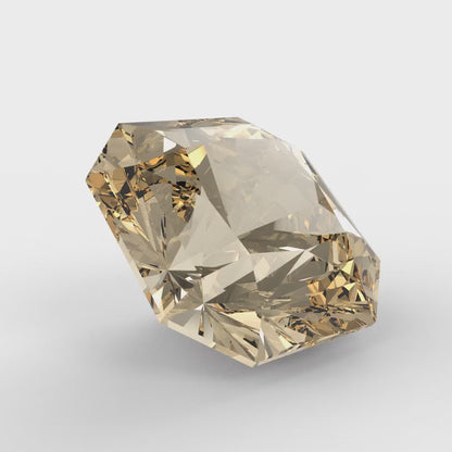 1 to 3 ct Asscher Cut VVS1 Natural Brown Morganite November Birthstone