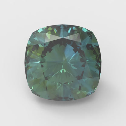 1 to 3 ct Cushion Cut VVS1 Synthetic Blue moissanite September Birthstone
