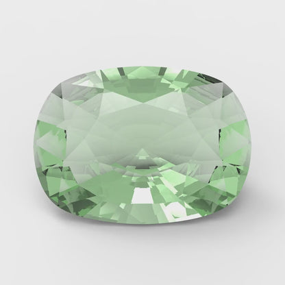 3 ct 9x7mm Long Cushion Cut Simulated Light Green August Birthstone