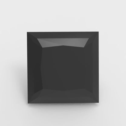 0.25 to 3 ct Princess Cut VVS1 Natural Black Onyx December Birthstone