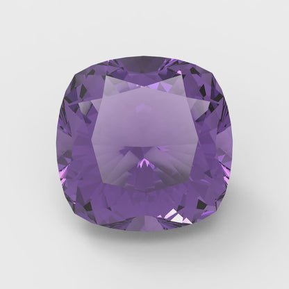 1 to 3 ct Cushion Cut VVS1 Natural Purple Amethyst February Birthstone