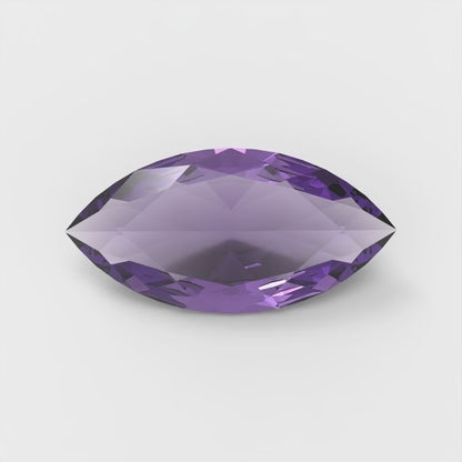 0.5 to 2.5 ct Marquise Cut Natural Purple Amethyst February Birthstone