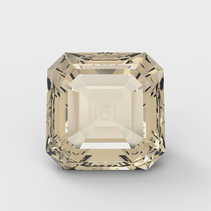 1.5 to 2 ct Square emerald Natural Brown Morganite November Birthstone