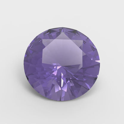 0.25 to 3 ct Round Cut VVS1 Simulated Purple Alexandrite February Birthstone