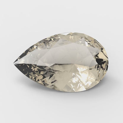 0.25 to 2.5 ct Pear Cut VVS1 Natural Brown Morganite November Birthstone