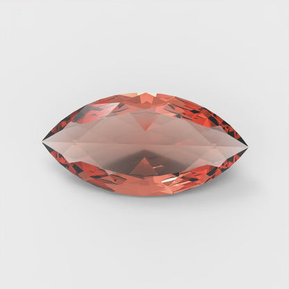 0.5 to 2.5 ct Marquise Cut Simulated Red January Birthstone
