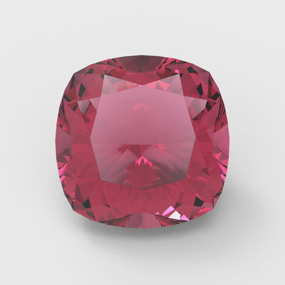 1 to 3 ct Cushion Cut VVS1 Simulated Pink Ruby July Birthstone
