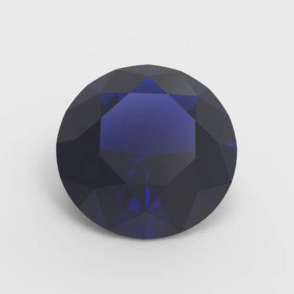 0.25 to 3 ct Round Cut VVS1 Simulated Blue sapphire September Birthstone